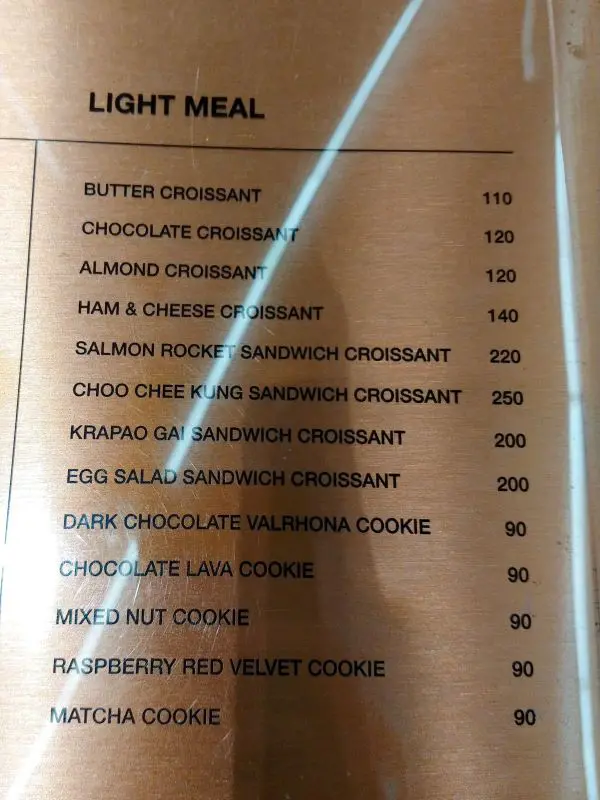 light meal menu