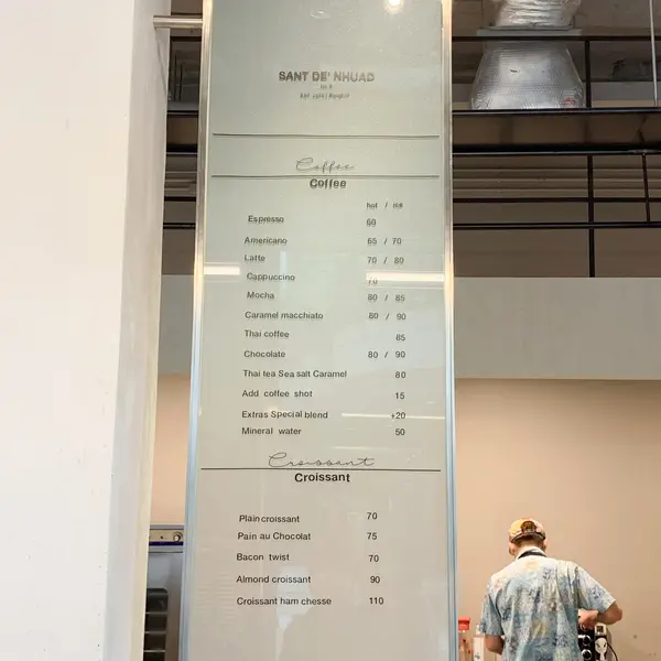 menu board