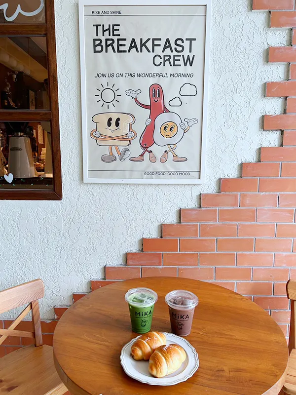 Ordered food and cafe poster